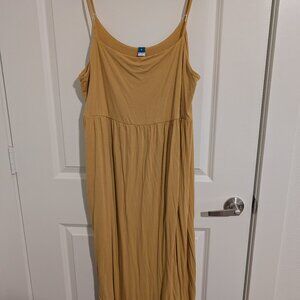 Old Navy - Fit & Flare Soft Jersey-Knit Midi Sundress - XL